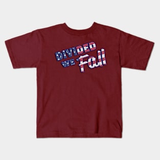 4th of July,independence day Divided We Fall Kids T-Shirt